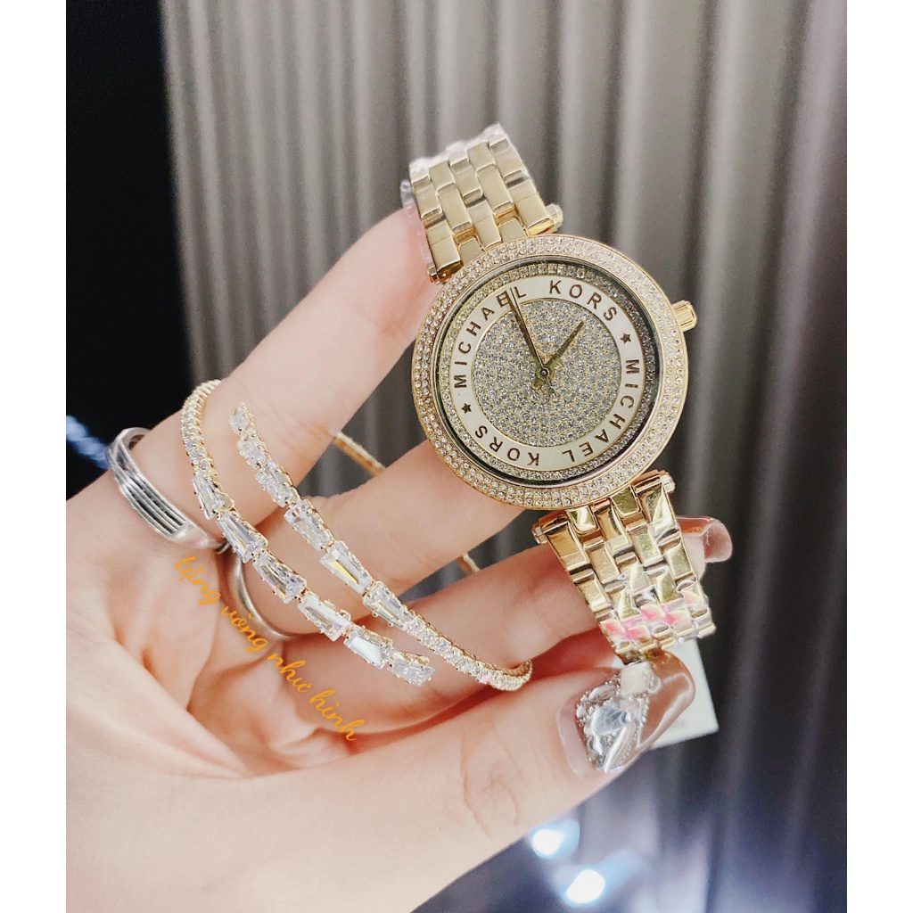 Đồng hồ chính hãng nữ Michael Kors - Máy Quartz pin - Kính khoáng