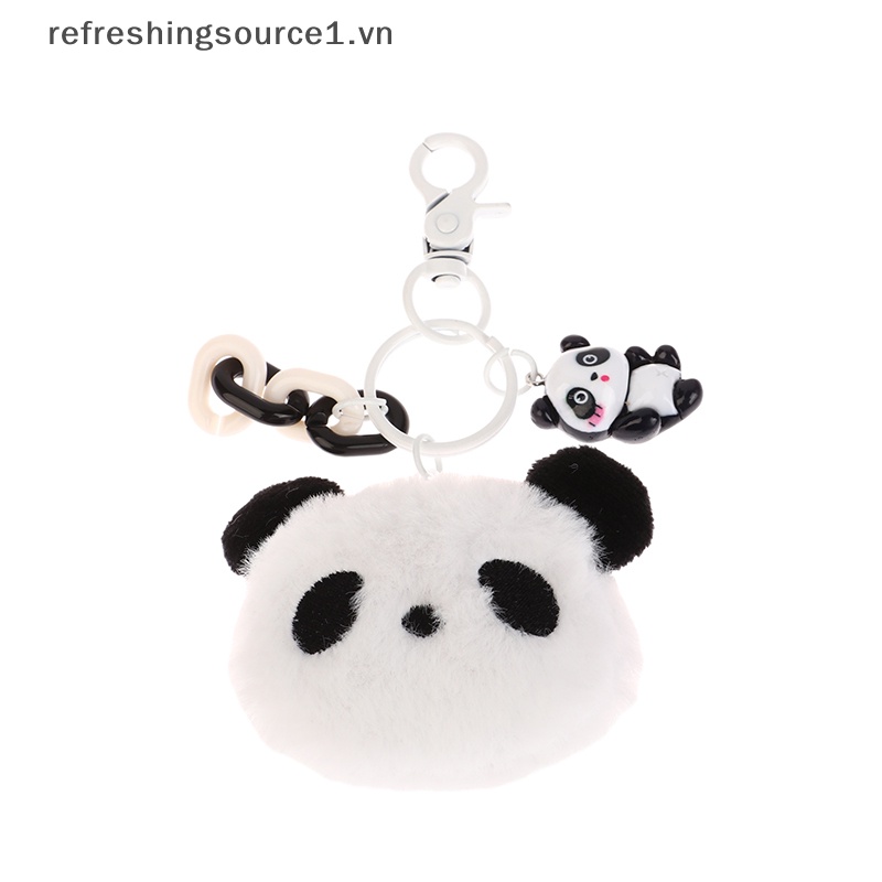 Móc Khóa Gấu Trúc Nhồi Bông Dễ Thương 1.vn}