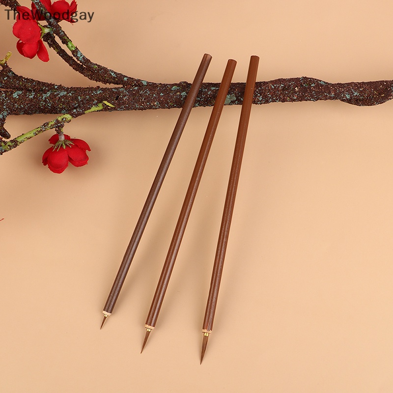 Thewoodgay Cọ Sơn Dầu Thư Pháp Trung Quốc Vẽ Tranh Sơn Dầu Đầu Cọ wolves