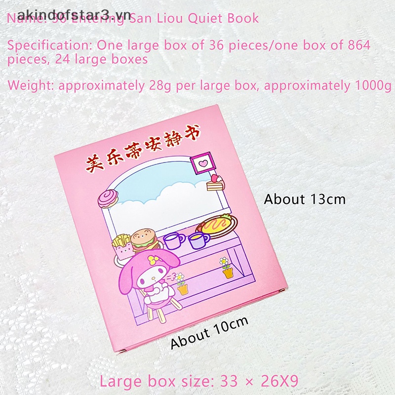 Sách Đồ Chơi Tự Làm Hình sanrio doudou kuromi melody Yên Tĩnh