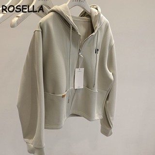 Rosella Áo Khoác hoodie áo khoác nữ zip hoodie New Style cổ xưa Chất lượng cao fashionableWWY23936M4