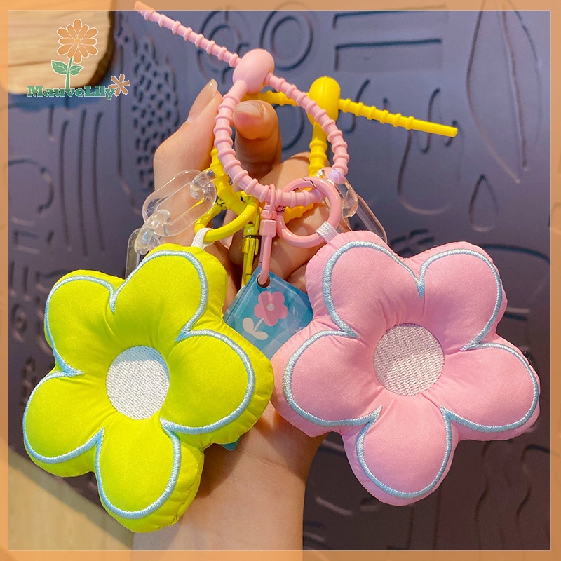 Lily Móc Khóa Trang Trí Túi Xách / Móc Khóa Hình Hoa Dễ Thương