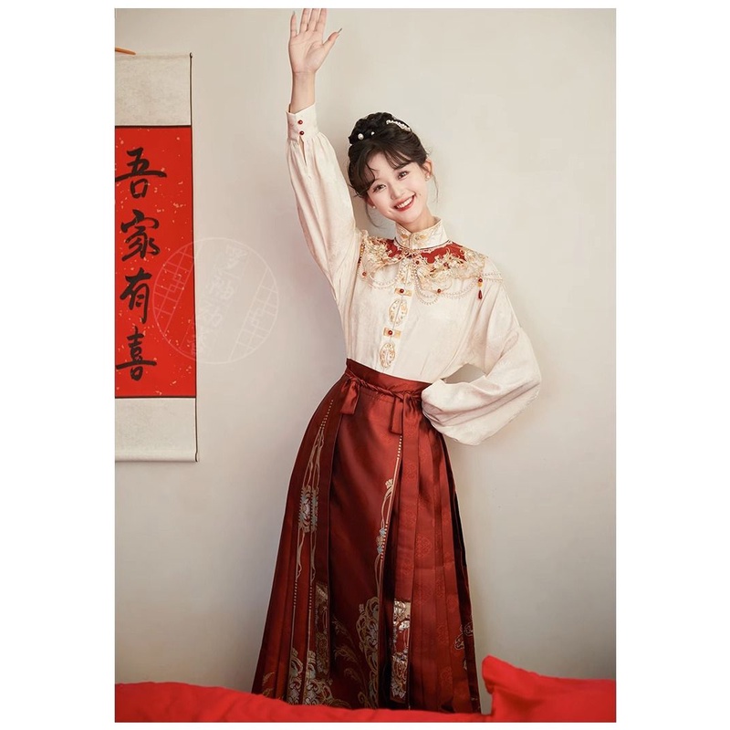 Mới Đầm Cưới Phong Cách Hán Phục Trung Hoa Thời Trang Mùa Thu 2023 Cho Nữ p20