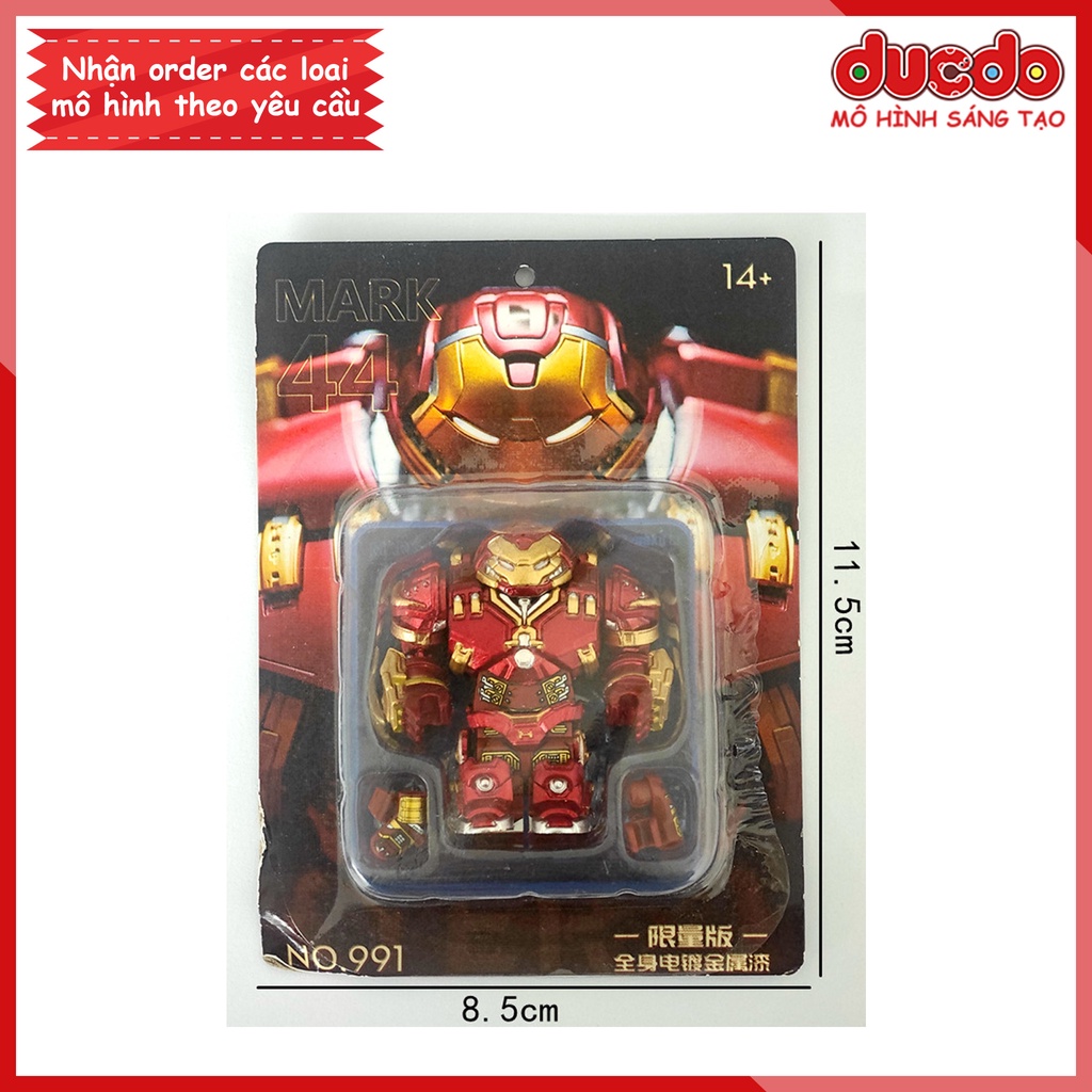 Bigfig Hulkbuster kèm mini Iron Man - Đồ chơi Lắp ghép Xếp hình Mini Minifigures Big Fig Người sắt 991