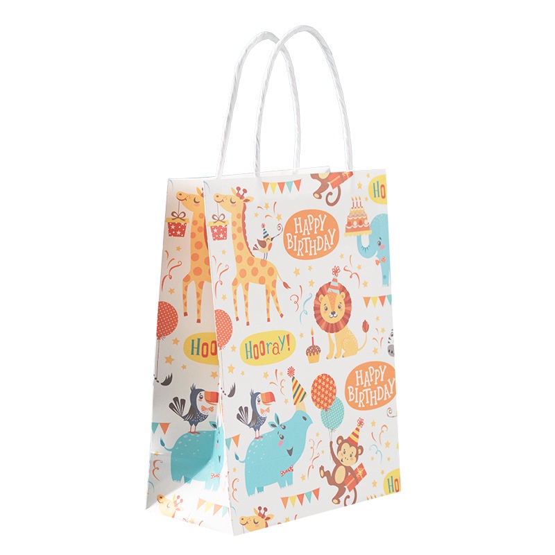 Túi Đựng Quà Sinh Nhật Kiểu Hoạt Hình Dễ Thương Cho Bé