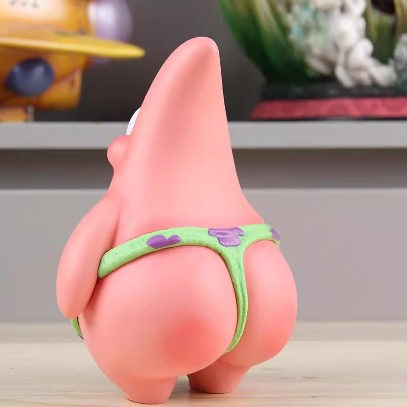 Mô Hình Nhân Vật Phim Hoạt Hình spongebob squarepants 10cm Bằng pvc Trang Trí Bàn Làm Việc