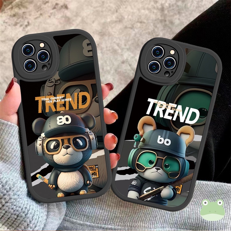 Ốp Điện Thoại Dẻo Họa Tiết Hoạt Hình Dễ Thương Cho iphone 15 14 13 12 11 pro x xs max 6 6s 7 8 plus
