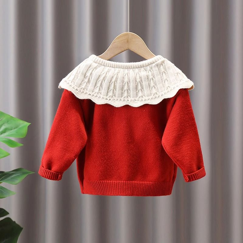 Áo Khoác cardigan Dệt Kim Tay Dài Cài Nút Thời Trang Xuân Thu Cho Nữ