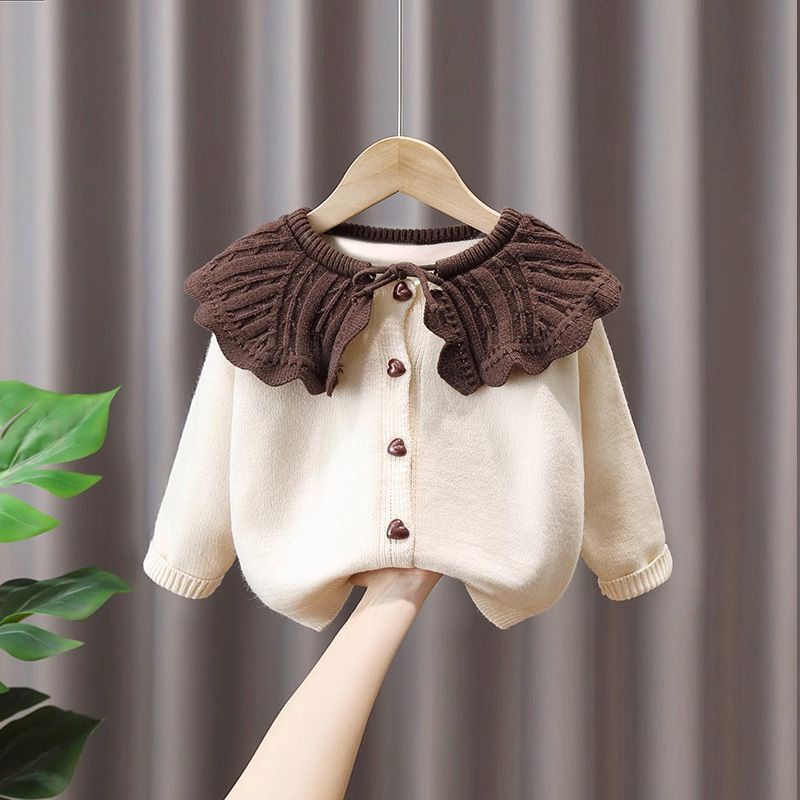 Áo Khoác cardigan Dệt Kim Tay Dài Cài Nút Thời Trang Xuân Thu Cho Nữ