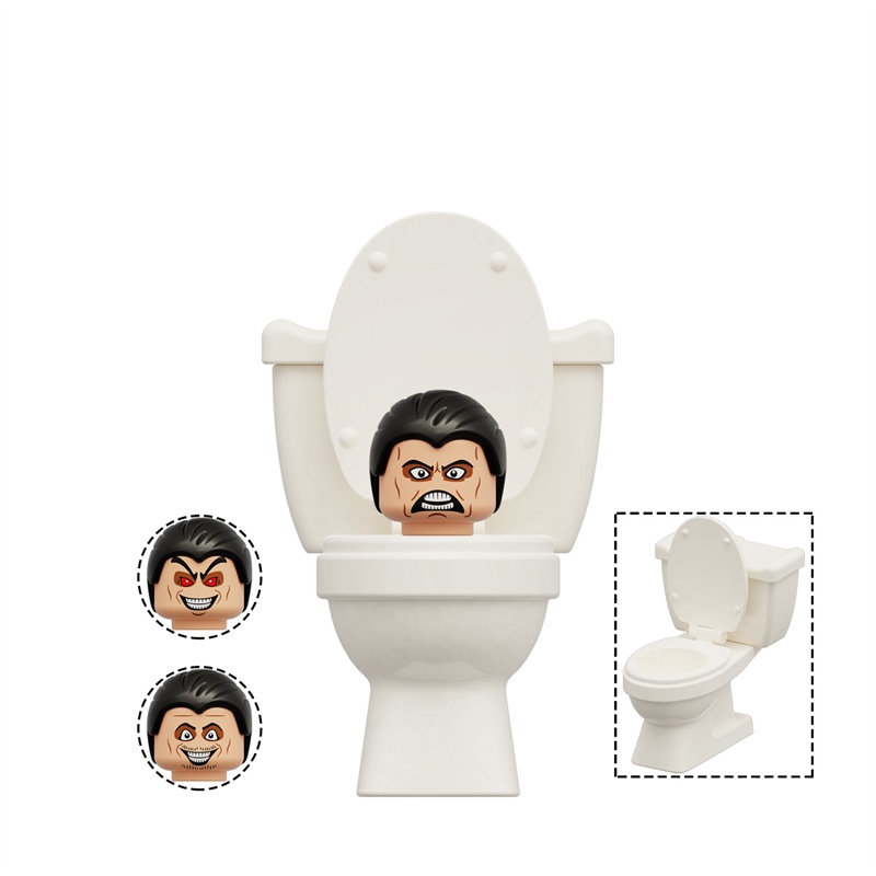 Đồ chơi ghép hình Skibidi toilet Đồ Chơi Lắp Ráp/Speakerman/Titan Cameraman/Titan TVman hàng sẵn