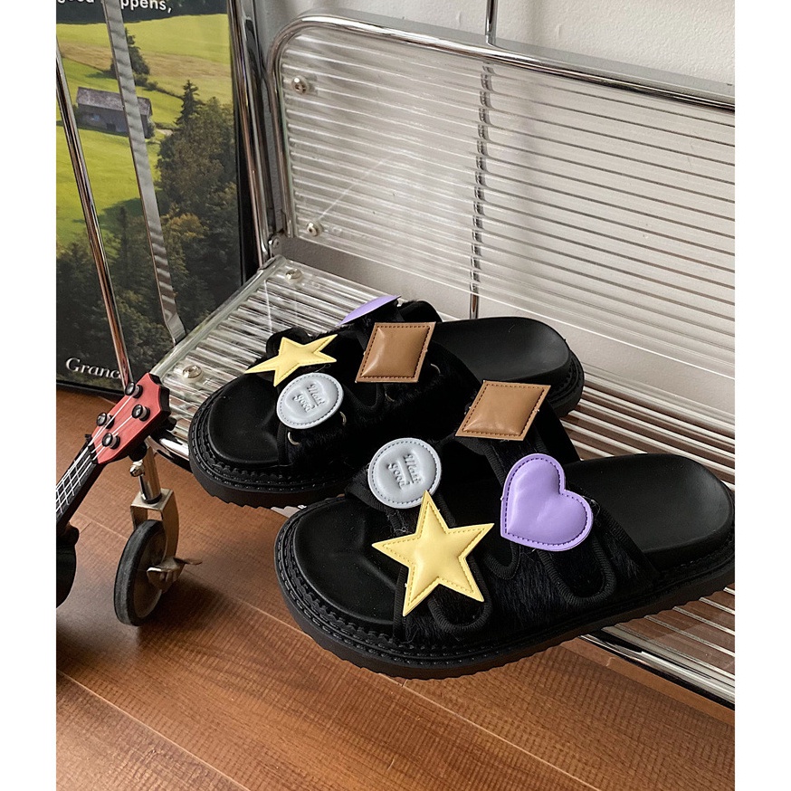 Dép quai ngang dép quai hậu nữ học sinh dép cute dép nữ cute dép sandal nữ đi học dép quai ngang