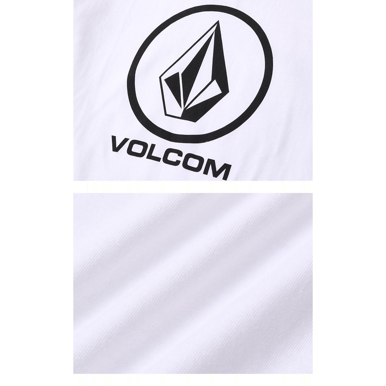 Volcom Áo Thun cotton Tay Ngắn Cổ Tròn Thoáng Khí Thời Trang Xuân Hè Cho Nam