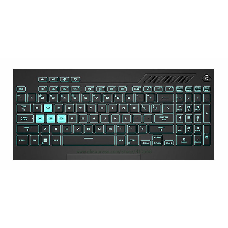 Miếng Silicone Phủ Bàn Phím Máy Tính ASUS TUF Gaming 2022 F15 FX507 FX507Z FX507ZC 15.6 inch