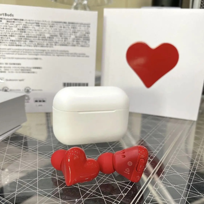 Tws Tai Nghe Nhét Tai Không Dây Kết Nối bluetooth Âm Thanh hifi Hình Trái Tim Cho Cặp Đôi