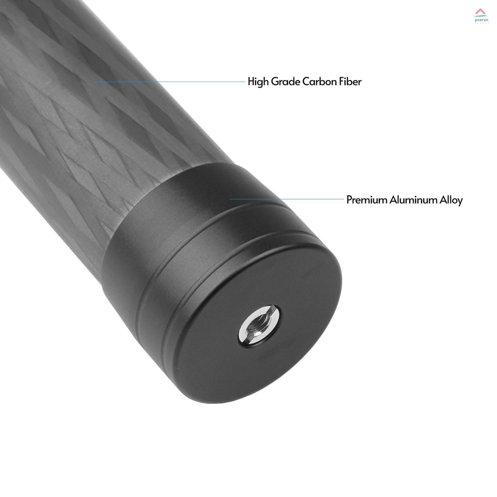 Gậy Nối Dài 35cm / 13.8in Bằng Sợi carbon Thông Dụng Với Thân Nối 1 / 4-inch 3 / 8-inch Cho camera gimbal Điện Thoại rig