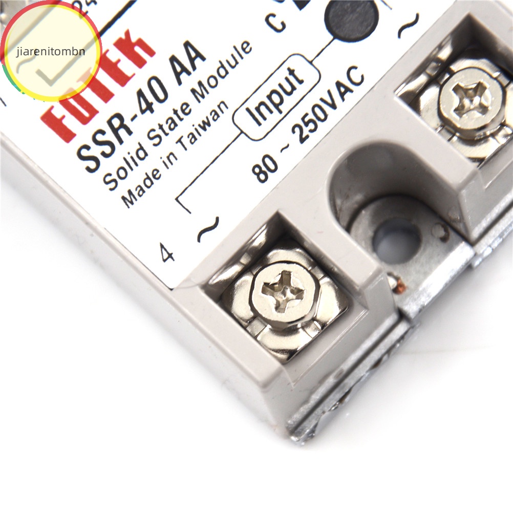 Rơ Le Trạng Thái Học Rắn jiarenitombn ssr-40aa-h 40a 80-250v ac Đến 90-480v ac ssr 40aa vn