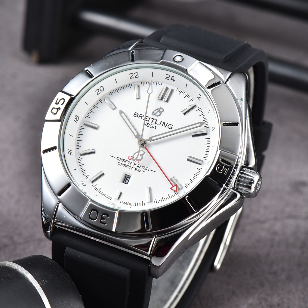 Đồng Hồ quartz Nam Hiển Thị Ngày Dây Cao Su silicone Thời Trang