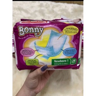 Bonny miếng lót sơ sinh 28 miếng .