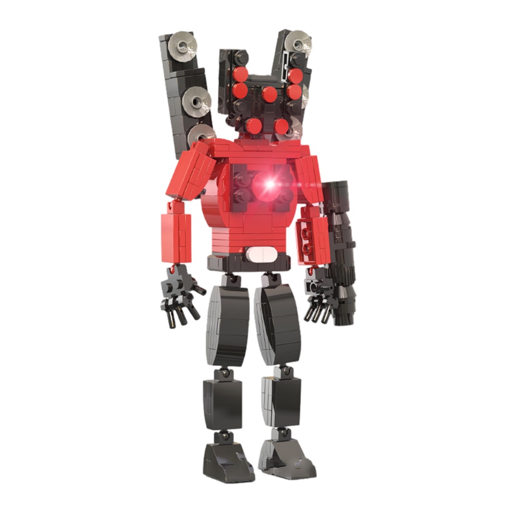 Mới Đồ Chơi Lego Skibidi Toilet tvman titan V2