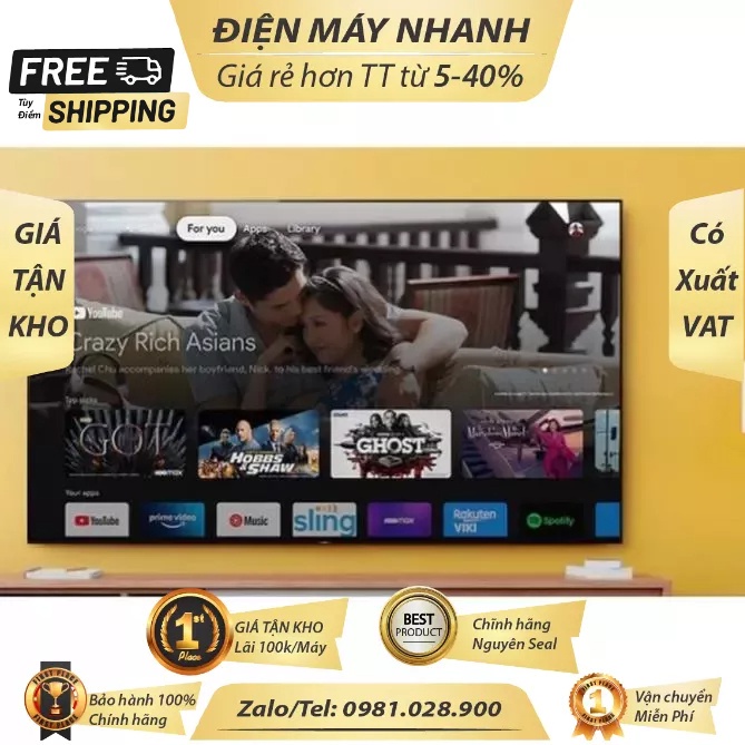 Smart Tivi Sony 75 Inch 4K UHD KD-75X86J /Chính hãng BH:24 tháng tại nhà toàn quốc&gt; - Mới 100% Mới 100% Chuẩn HP