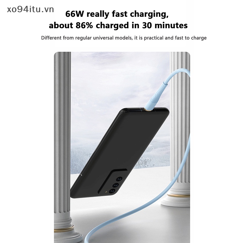 Xoitu Dây Cáp Sạc Nhanh pd 100w Cho macbook pro ipad pad pro xiaomi redmi samsung huawei