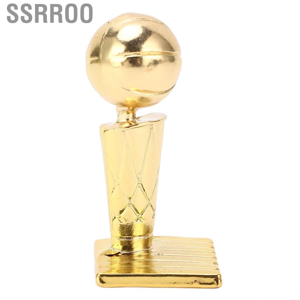 Ssrroo Championship Trophy Decor  Commemorative Basketball Ornament Small Fine Craftmanship for Bookshelf