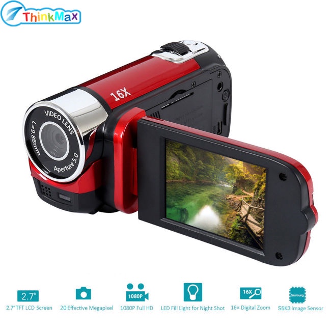 Camera Kỹ Thuật Số lcd 2.7 inch Phóng To 16 Lần Cầm Tay hd