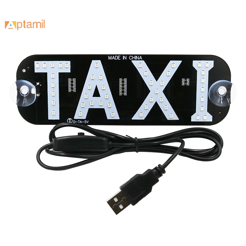 Đèn led 12v 12v taxi Có Cáp usb Cho Xe Hơi