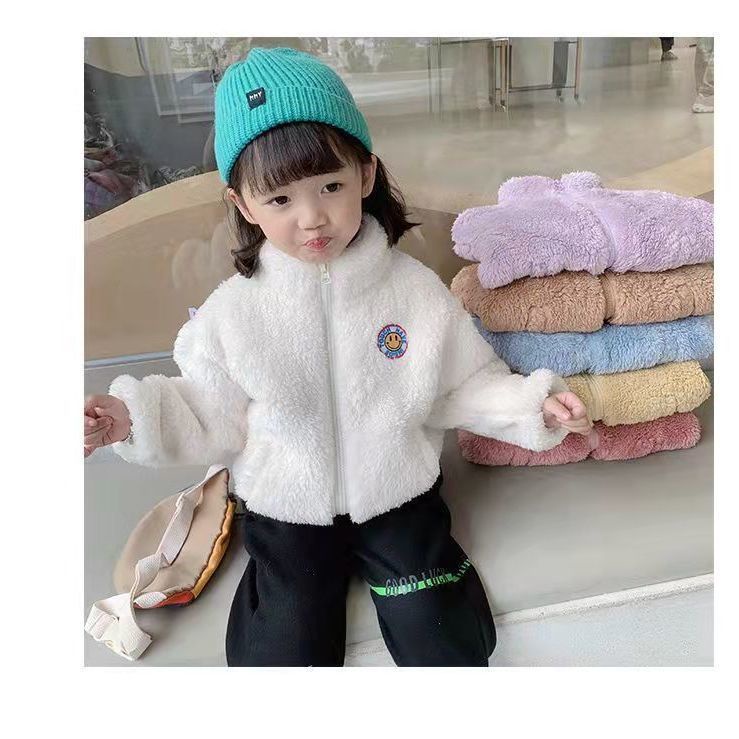 Áo Khoác cardigan Hai Mặt Cổ Cao Phong Cách Phương Tây Thời Trang Mùa Đông 2022 Cho Bé Gái
