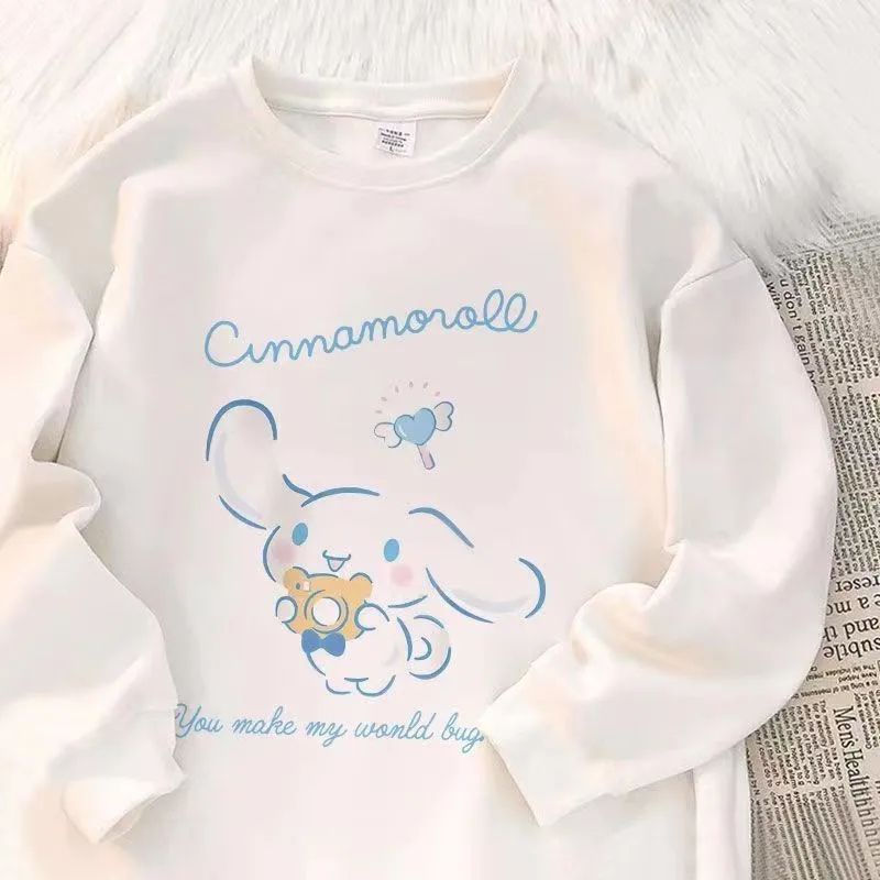 Áo Hoodie In Hoạt Hình sanrio cinnamoroll Thời Trang Thu Đông Dành Cho Trẻ