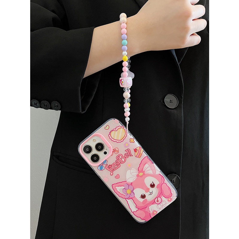 Ốp Điện Thoại imd Hai Mặt Họa Tiết Thỏ lina belle Màu Dạ Quang Thời Trang Cho iphone 15 11 14 12 13 pro max