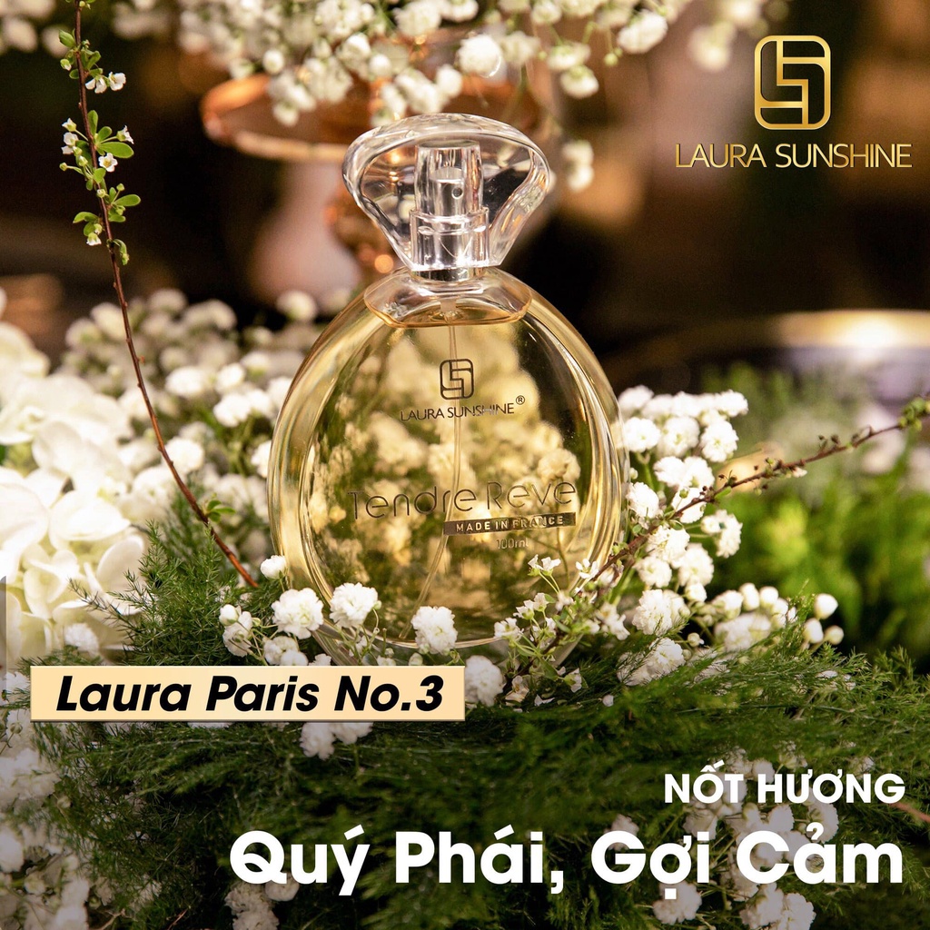 Nước hoa Nữ Tendre Reve Laura Paris No3 100ml - Laura Sunshine Nhật Kim Anh
