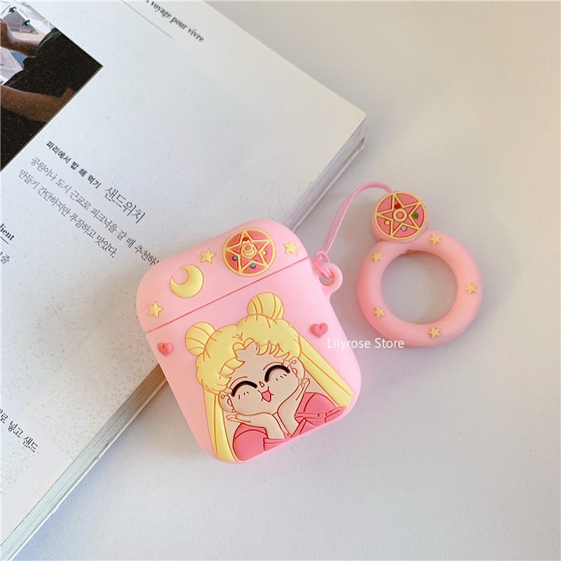 Ốp Vỏ Bảo Vệ Hộp Sạc Tai Nghe airpods 1 2 3 pro apple bluetooth Không Dây Chất Liệu Silicon Hình Đũa Thần Kỳ