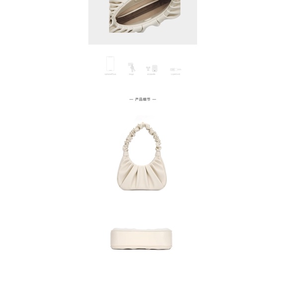 Túi Xách Đeo Vai Hình Đám Mây miumiu niche Nhỏ Gọn