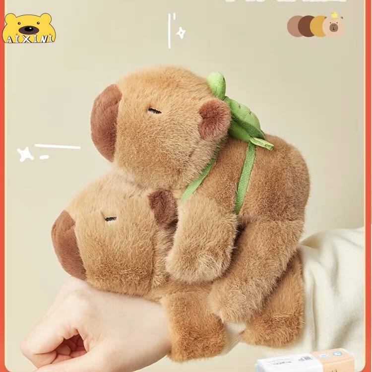 Aio Móc Khóa Hình capybara Nhồi Bông Đáng Yêu