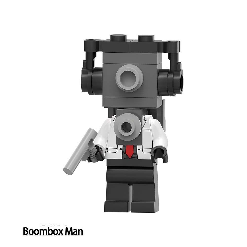 Ivanes Bộ Đồ Chơi Lắp Ráp Mô Hình Máy Ảnh Người Đàn Ông titan tv skibidi mini diy Có Thể Tháo Rời