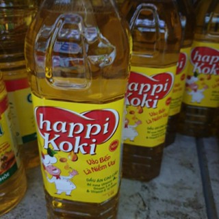 COMBO 6 CHAI DẦU HAPPY KOKI 1 LÍT