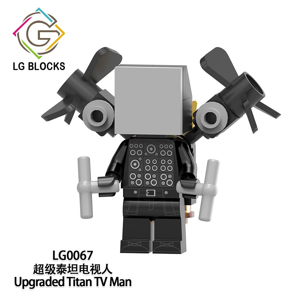 Skibidi Toilet Minifigures Mô Hình Đồ Chơi Lắp Ráp toilet tv man Tian Hình Người Đàn Ông Mini Có Thể Tương Thích Với lego Giáo Dục Trẻ