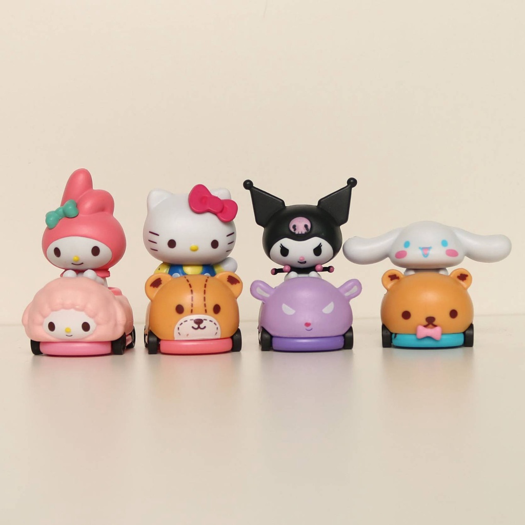 Yyds Bộ 4 Mô Hình Nhân Vật sanrio kitty melody kitty cinnamoroll Trang Trí Bánh Kem Sinh Nhật Cho Bé