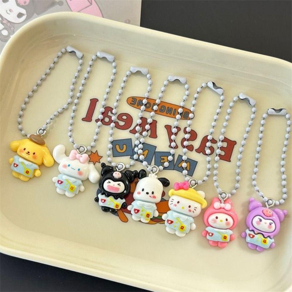 Móc khóa MMULCK bằng nhựa phong cách kuromi my melody trang trí ba lô