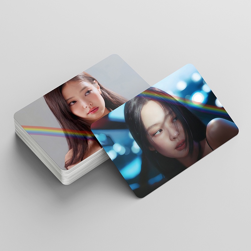 Hộp 55 Tấm Thẻ In Hình Nhóm Nhạc blackpink Xinh Xắn