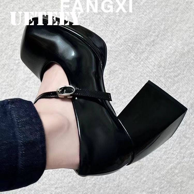 UETEEY  giày búp bê đế cao lolita giày Mary Jane Đế da mềm đế thời trang Thoải mái Tiện dụng Cổ điển Thời trang FLF23B00SO 44Z231102