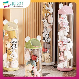  Nâng Cao Búp Bê Thùng Lưu Trữ Trong Suốt Phim Hoạt Hình Pvc 30Cm Hộp Đựng Đồ Chơi Thú Nhồi Bông Cho Bé 