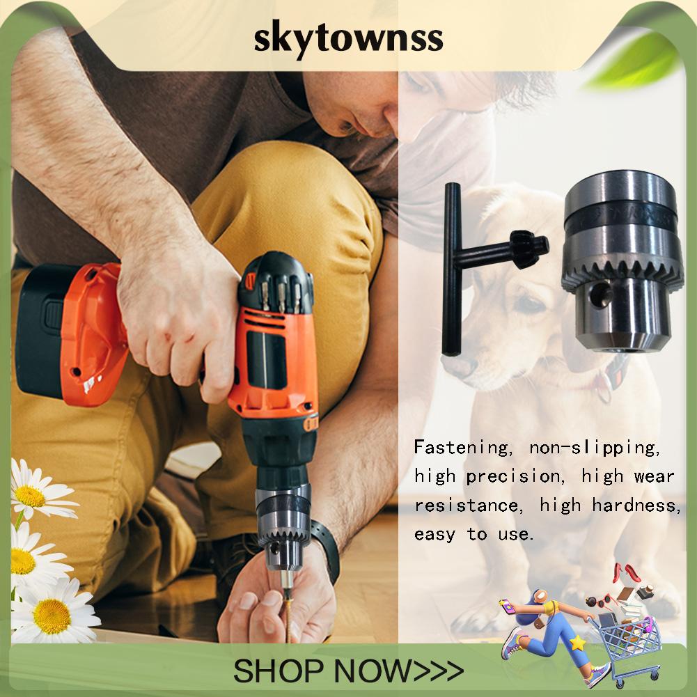 Đầu Kẹp Mũi Khoan Điện Kèm Phụ Kiện Chìa Khóa Skytowns.Vn