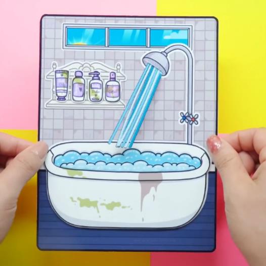 Học liệu ngôi nhà búp bê toca wednesday quite book đồ chơi montessori Zin Càu Vòng