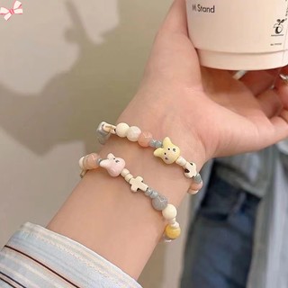 Vòng đeo tay bằng gốm sứ hình hoạt hình dễ thương cho nữ