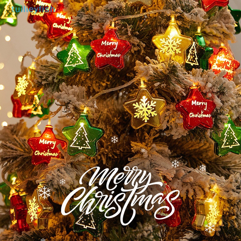 Dây Đèn led Hình Ngôi Sao Trang Trí Cây Thông Noel Cho Nhà Ở