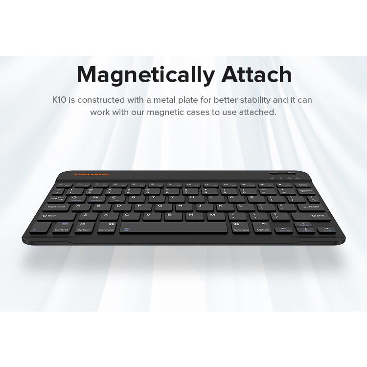 Bàn phím bluetooth màu đen liên kết không dây máy tính bảng cho cửa hàng