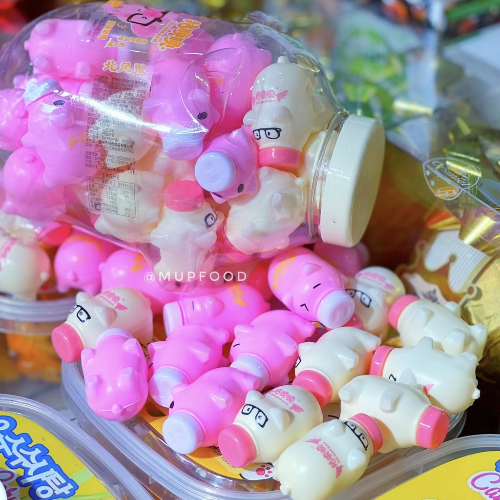 KẸO VIÊN SỮA CHUA HEO HỒNG