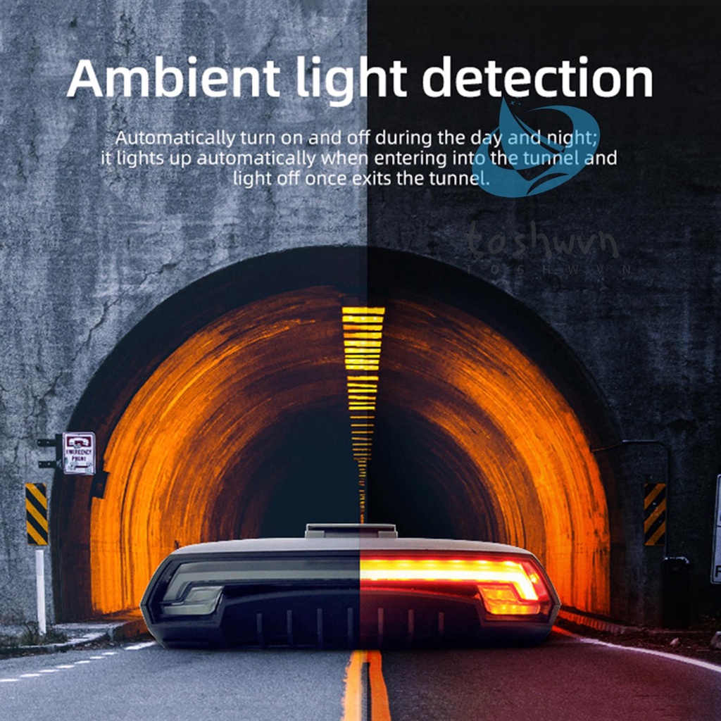 Meilan Đèn led Tín Hiệu Không Dây Gắn Đuôi Xe Đạp x5